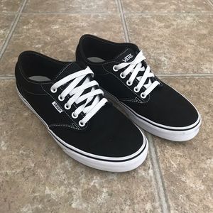 Authentic black/white vans